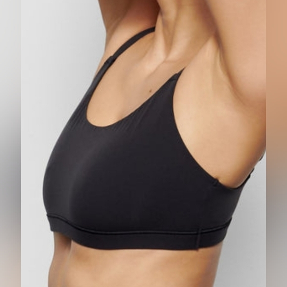 💕NWT SKIMS Fits Everybody Scoop neck Bra Bralette S Blue Gray SLATE S - Picture 5 of 10